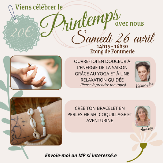 🌞 Rétrospective de notre premier atelier Yoga&Création 🌸