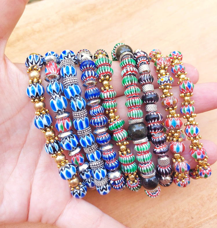 BRACELETS PERLES CHEVRONS