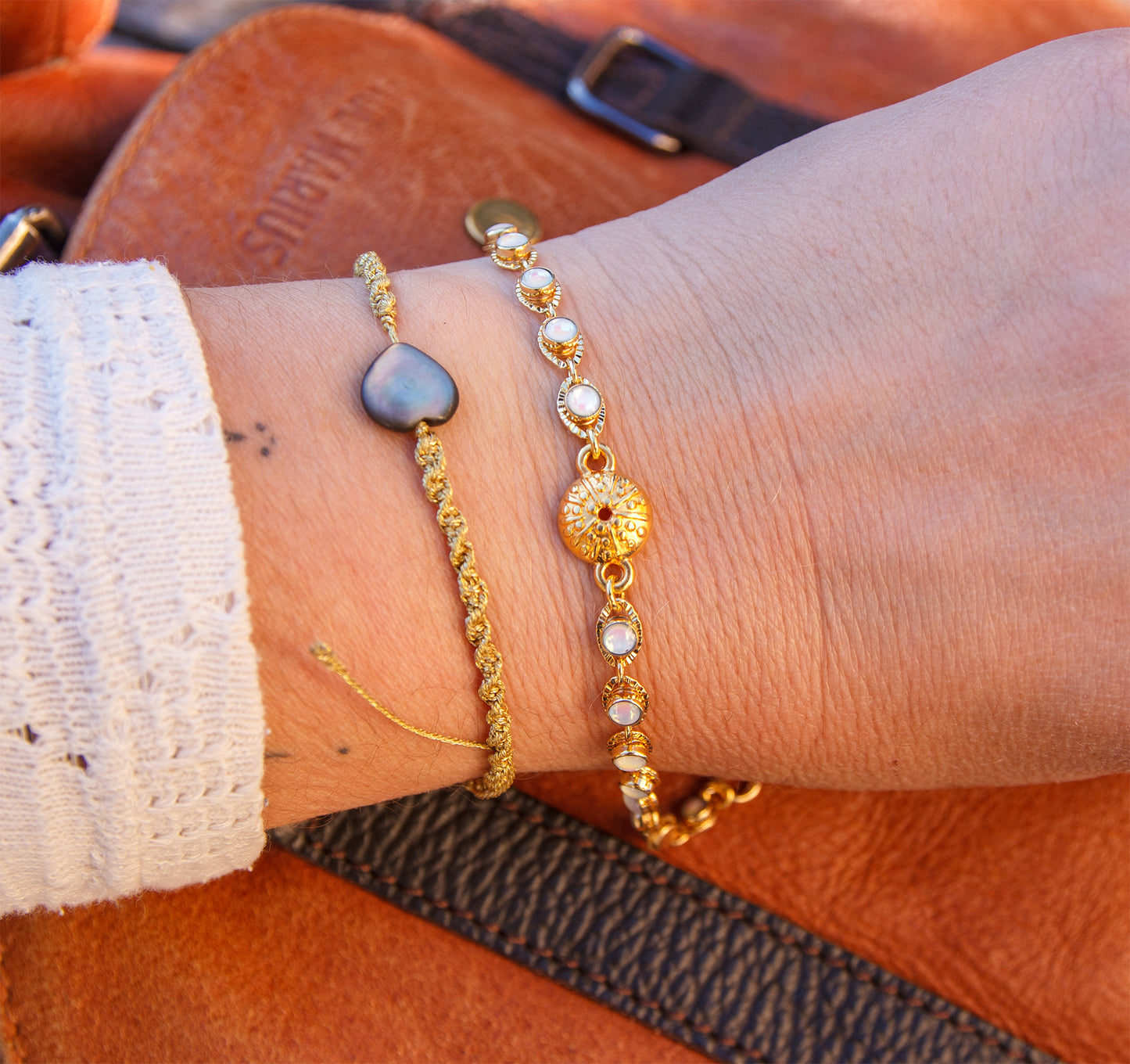 Bracelets femmes chaines rosaires (differentes couleurs)