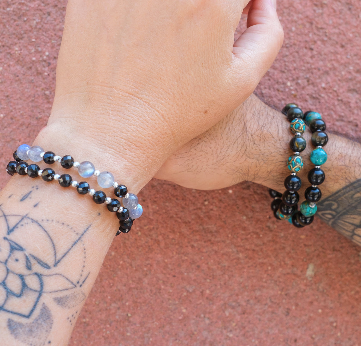 bracelet perle femme oxyx facettée 6mm