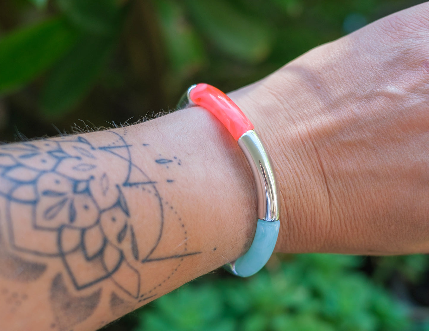 bracelet femme acrylique pastel (plusieurs modeles dispo) - caurisandco