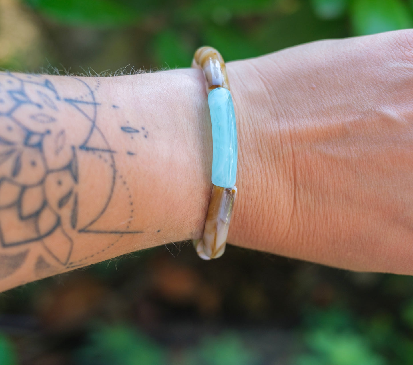 bracelet femme acrylique pastel (plusieurs modeles dispo) - caurisandco