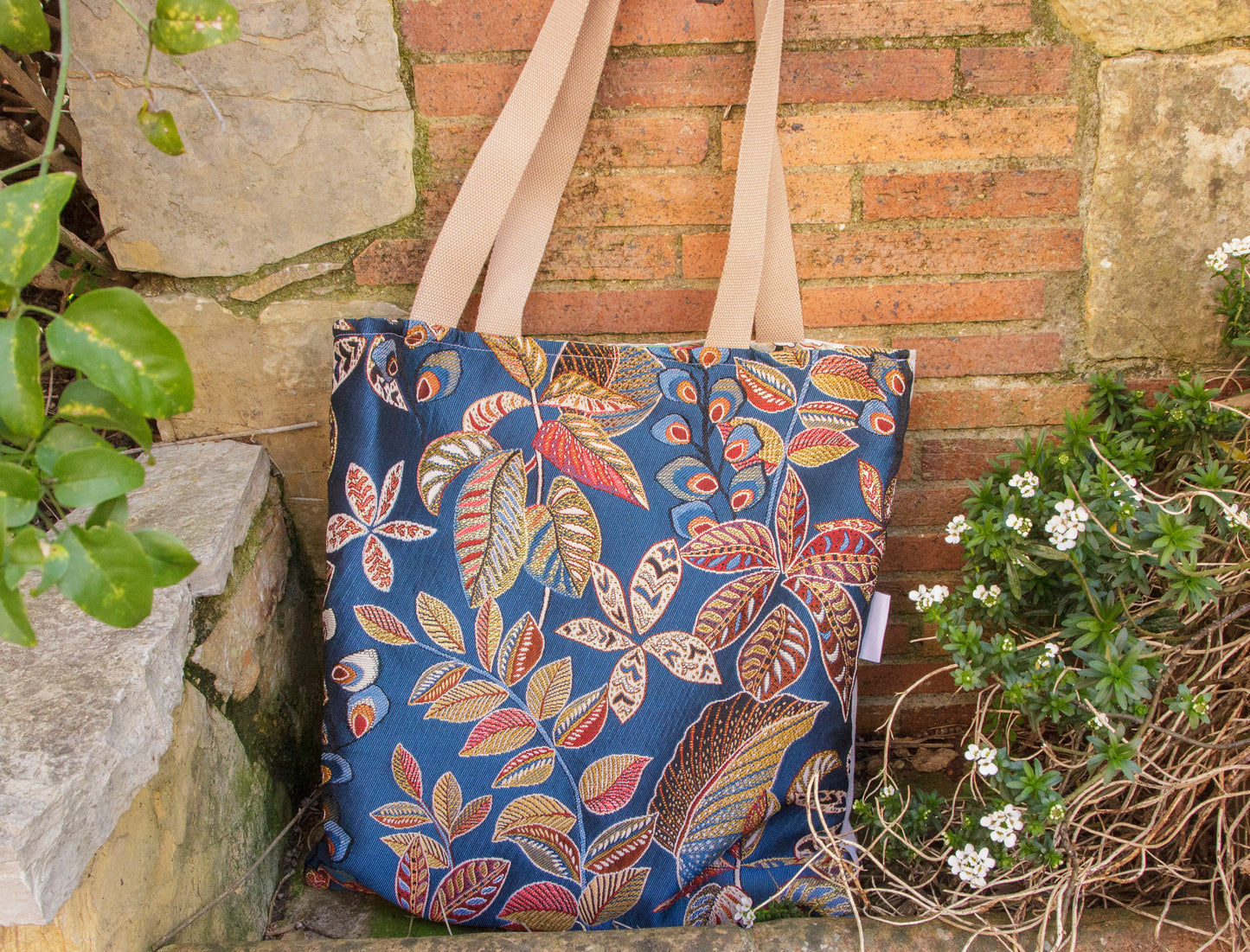 tote bag arbre de vie PIECE UNIQUE 45cm*45cm - caurisandco