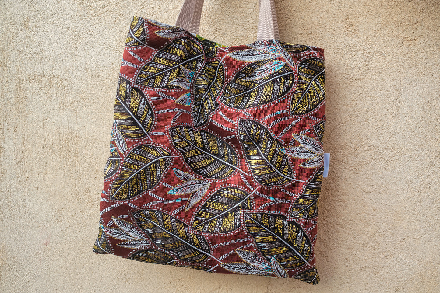 Sac tote bag van life 45*45 cm - caurisandco