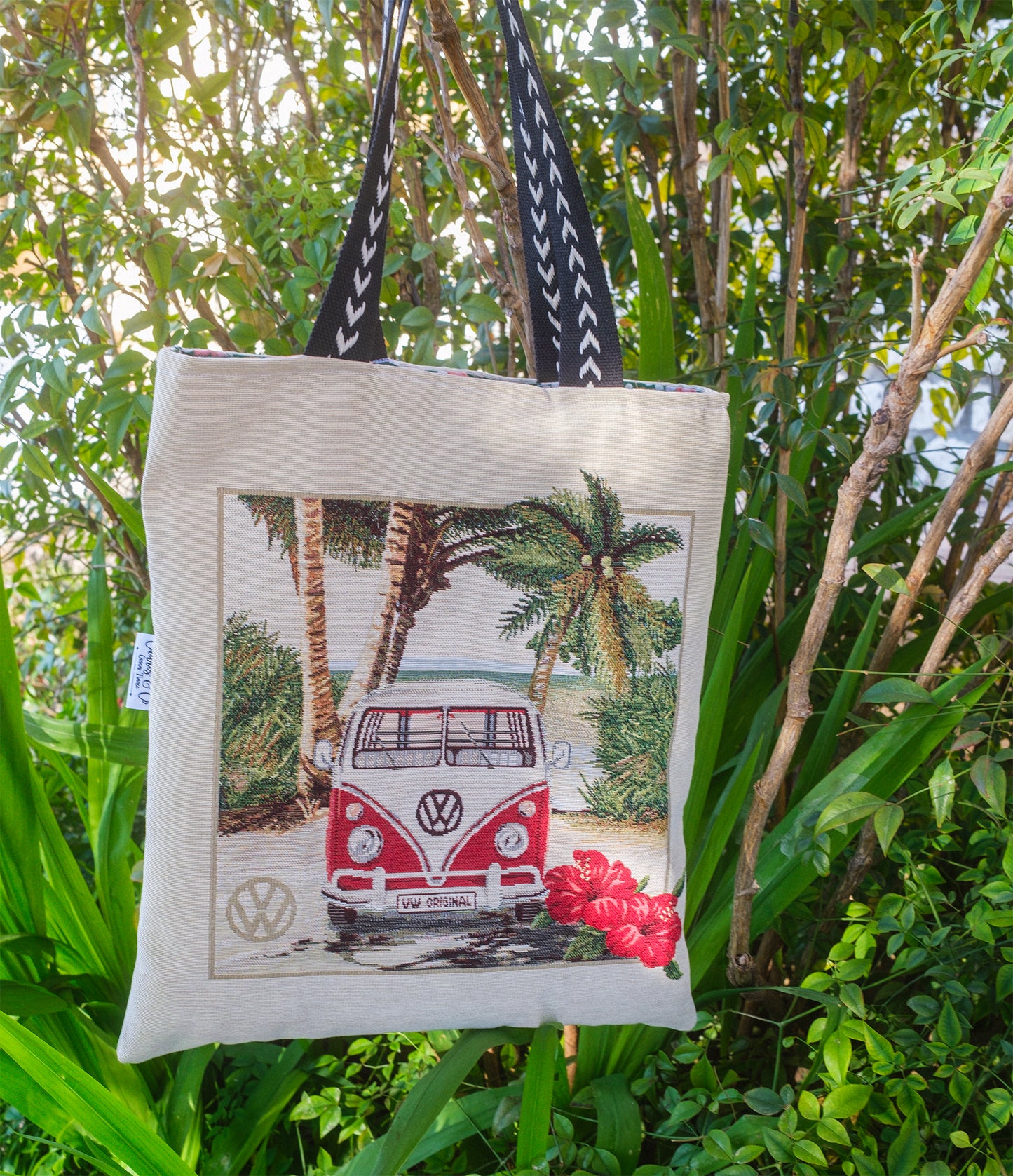 Sac tote bag van life 42*45 cm - caurisandco