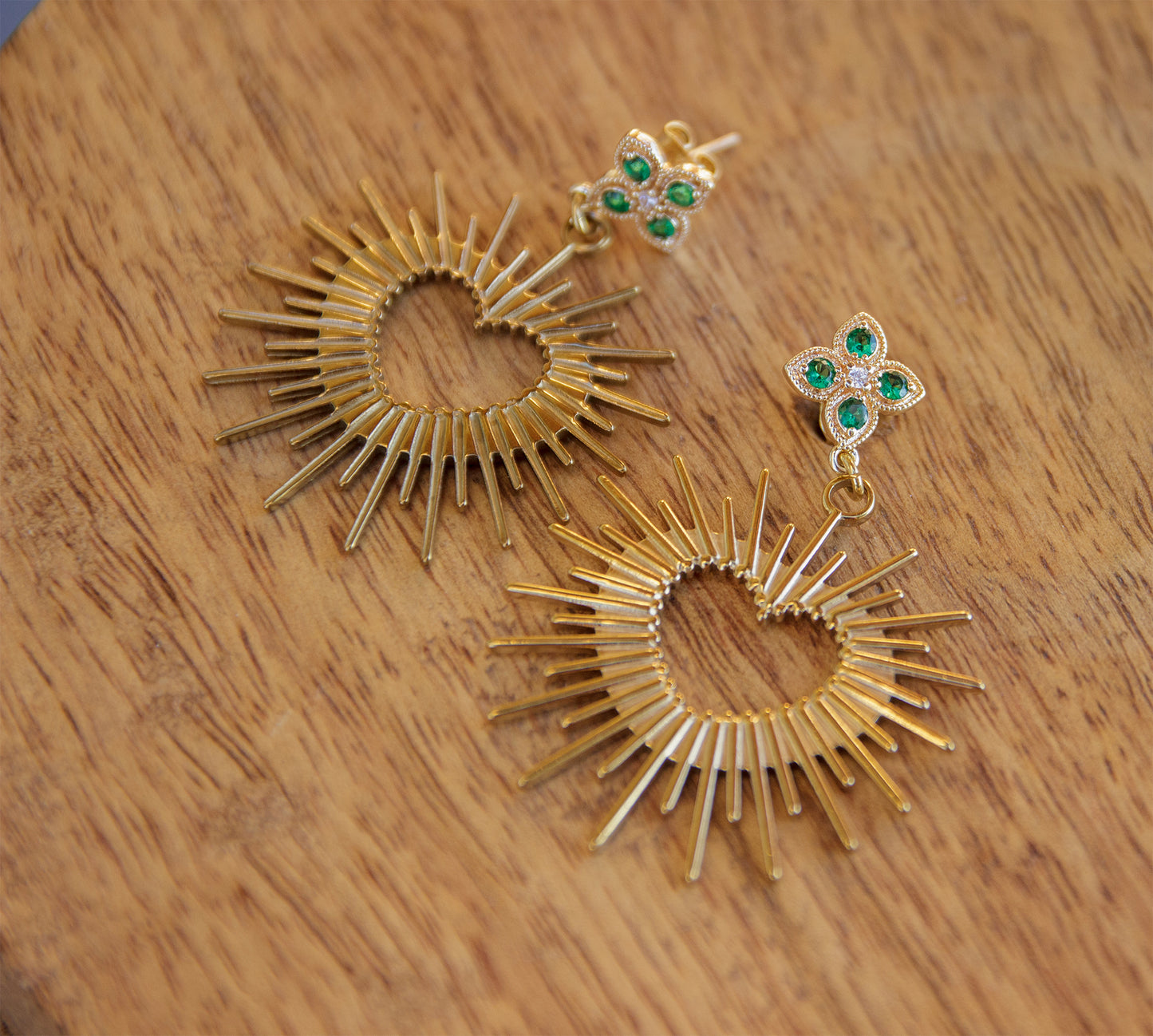 boucle d'oreille ex voto coeur XXL