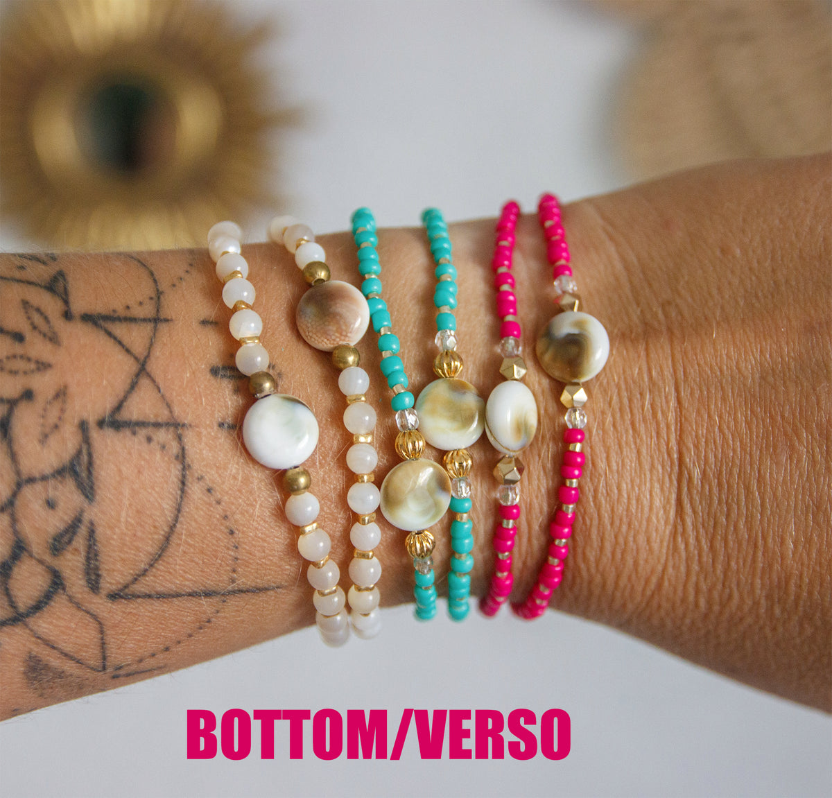 Bracelet perle femme oeil de sainte lucie oeil de shiva differente couleurs