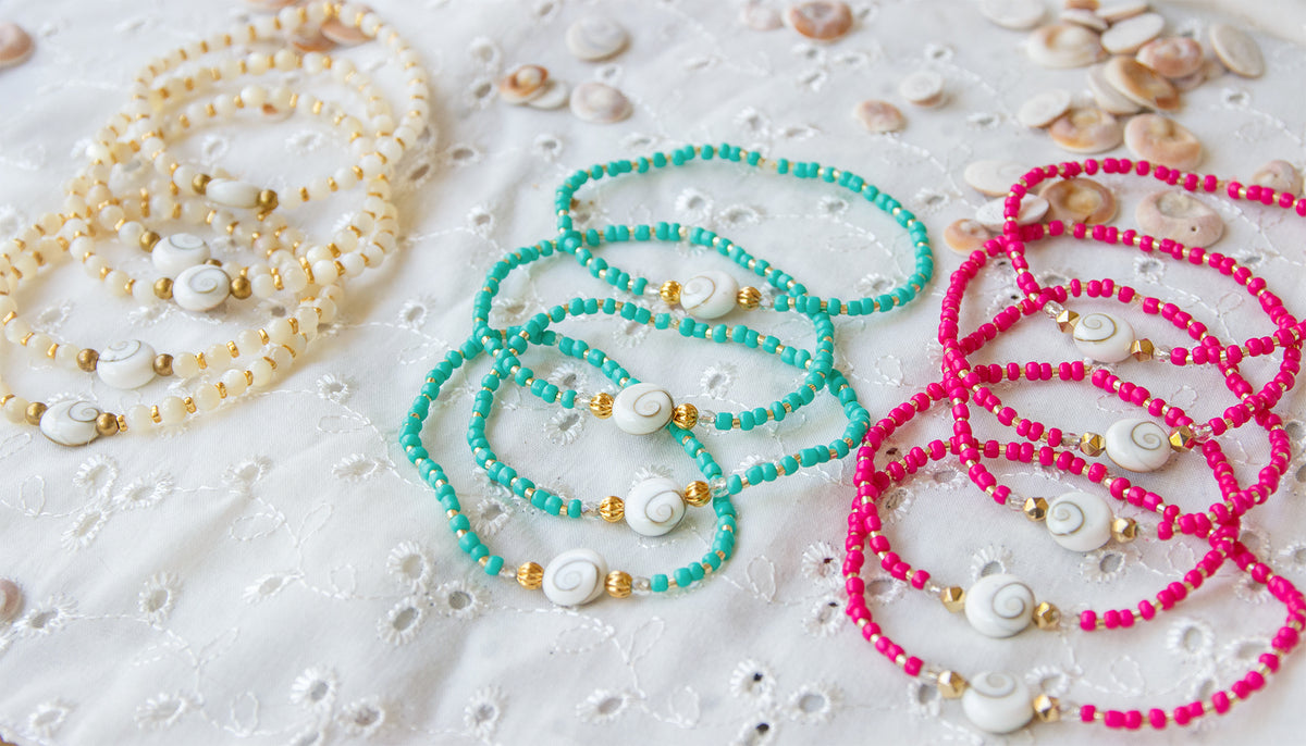 Bracelet perle femme oeil de sainte lucie oeil de shiva differente couleurs