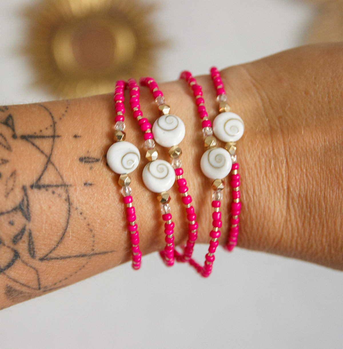 Bracelet perle femme oeil de sainte lucie oeil de shiva differente couleurs