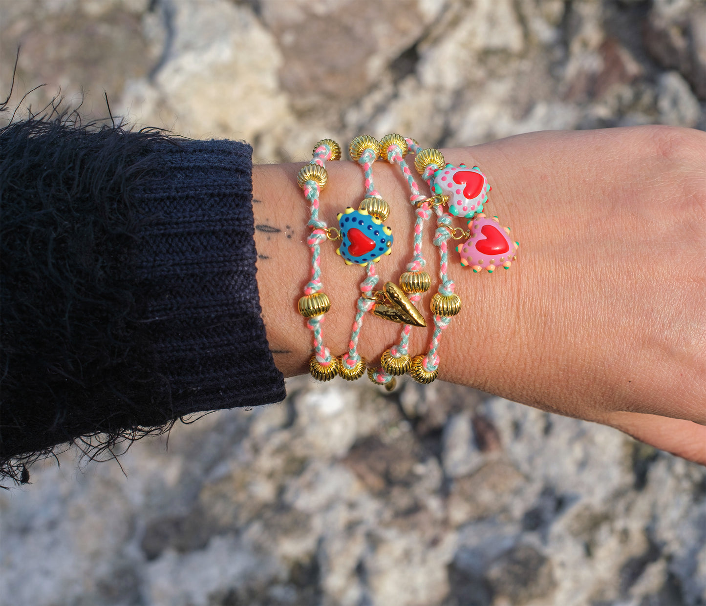 Bracelet Ex-Voto sur Cordon avec fermoir