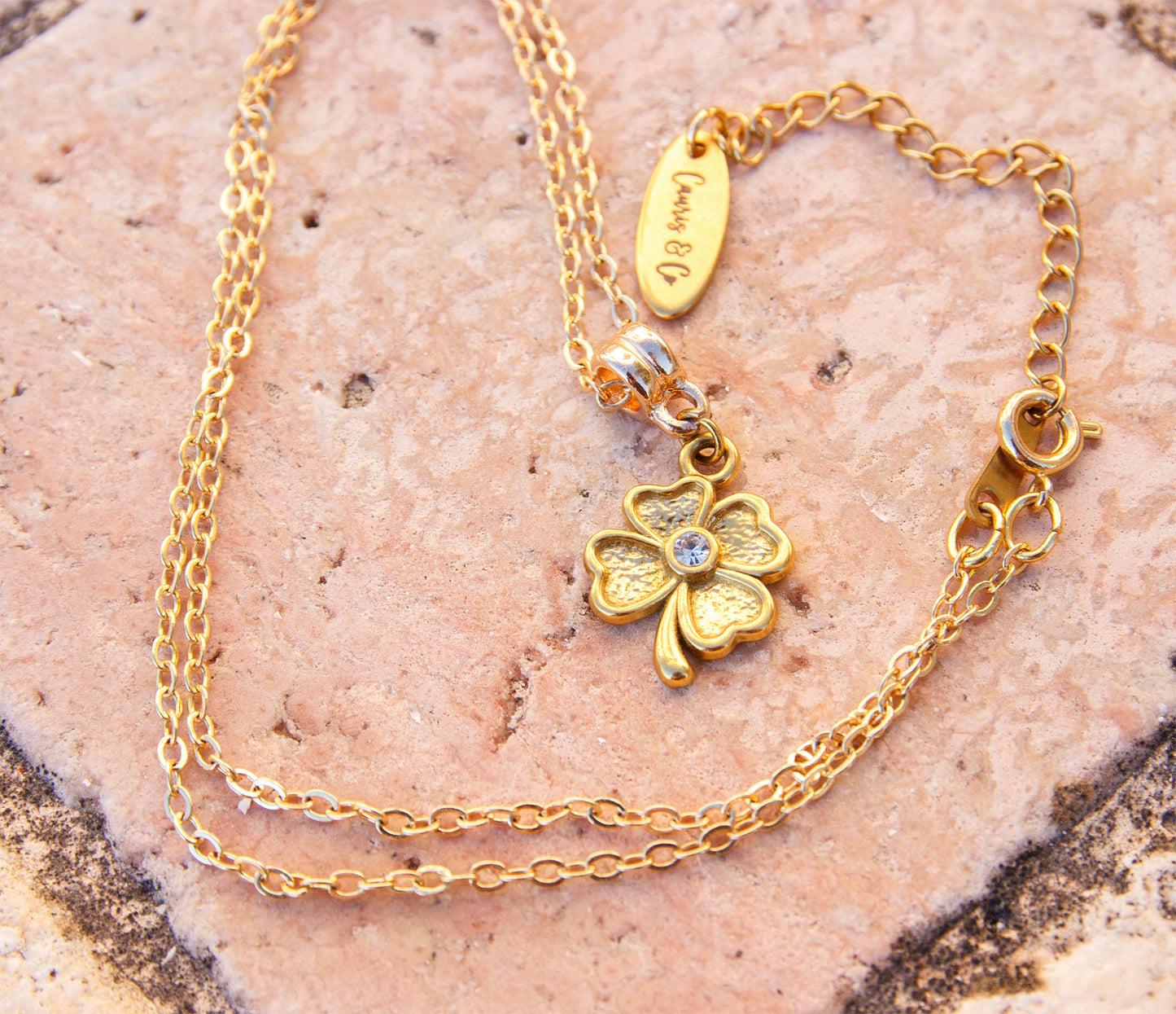 Collier Trèfle Porte-Bonheur Femme  Bijou Symbole Chance & Élégance
