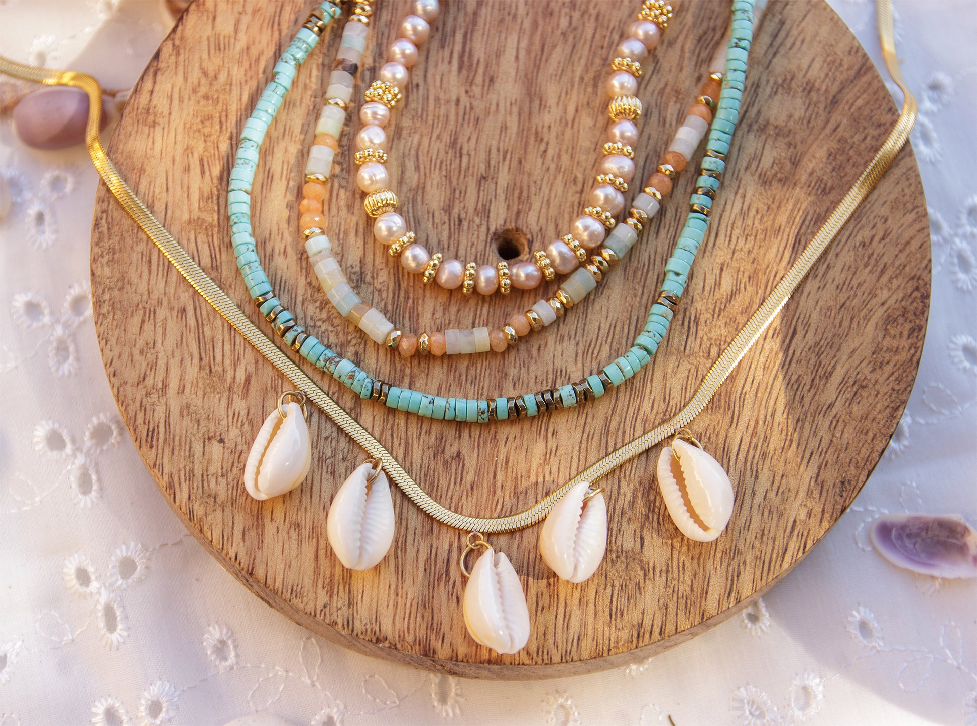 collier homme perles en bois et howlite turquoise collier homme perles en bois et howlite turquoise