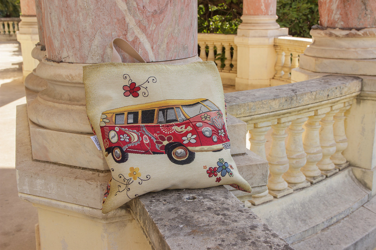 Sac tote bag van life  45*45 cm - caurisandco