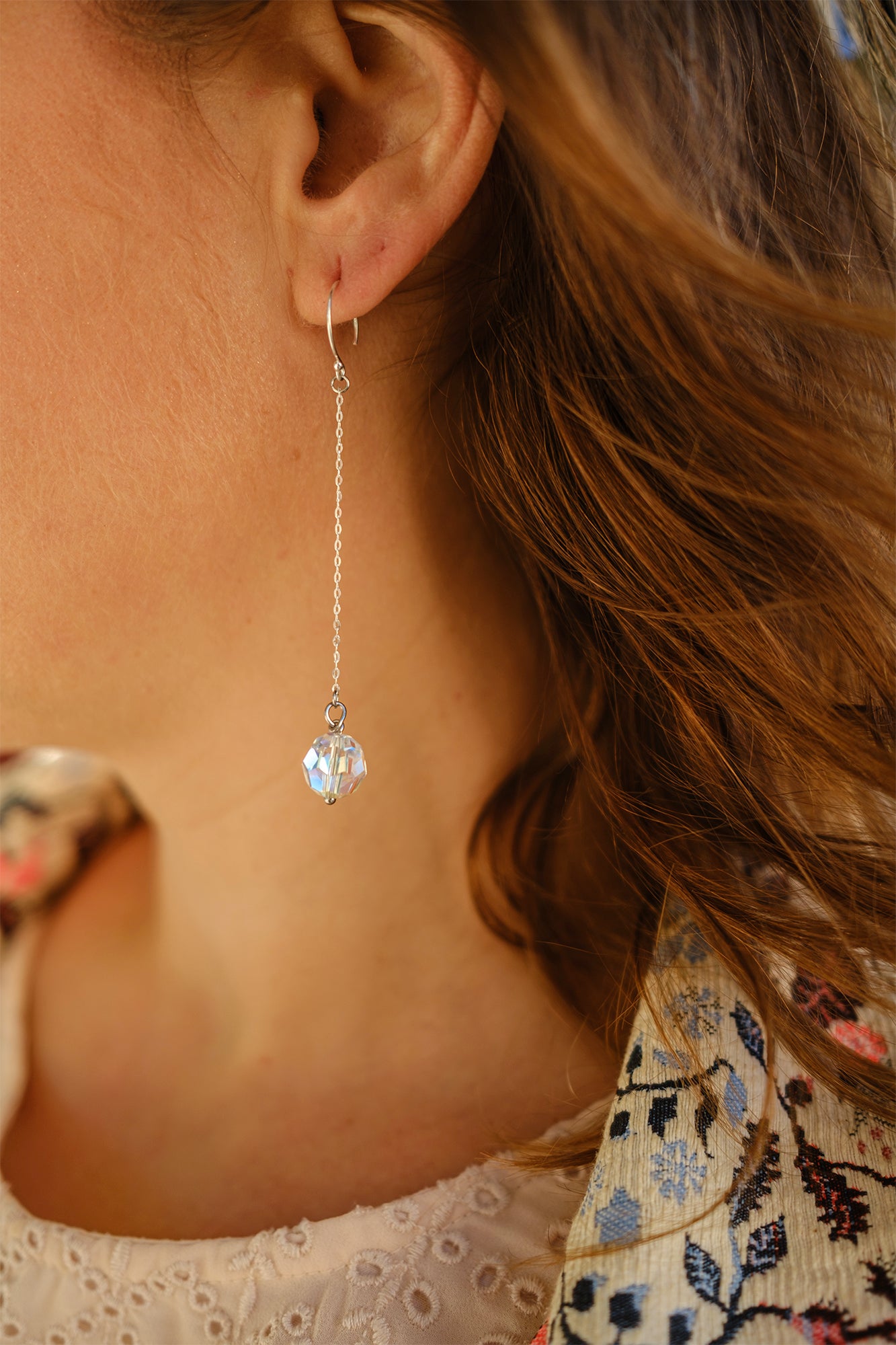 Boucles d'Oreilles Pendantes Joaillerie Perles 9-10 mm - Argent 925 -  BONNEGRACE